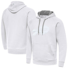 Buffalo Bills Antigua Victory Pullover Hoodie - White Hoodies