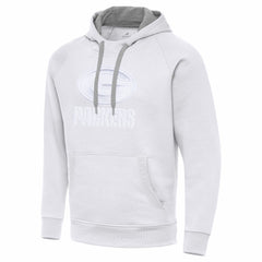 Green Bay Packers Antigua Victory Pullover Hoodie - White Hoodies