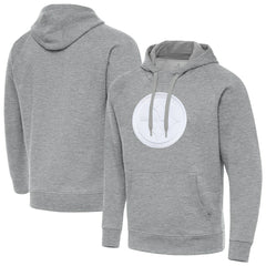 Pittsburgh Steelers Antigua Victory Pullover Hoodie - Heather Gray Hoodies