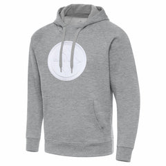 Pittsburgh Steelers Antigua Victory Pullover Hoodie - Heather Gray Hoodies