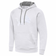 Detroit Lions Antigua Victory Pullover Hoodie - White Hoodies