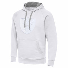 Las Vegas Raiders Antigua Victory Pullover Hoodie - White Hoodies