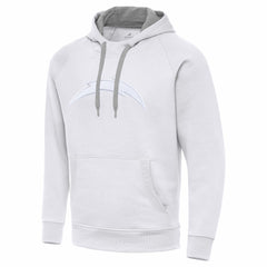 Los Angeles Chargers Antigua Victory Pullover Hoodie - White Hoodies