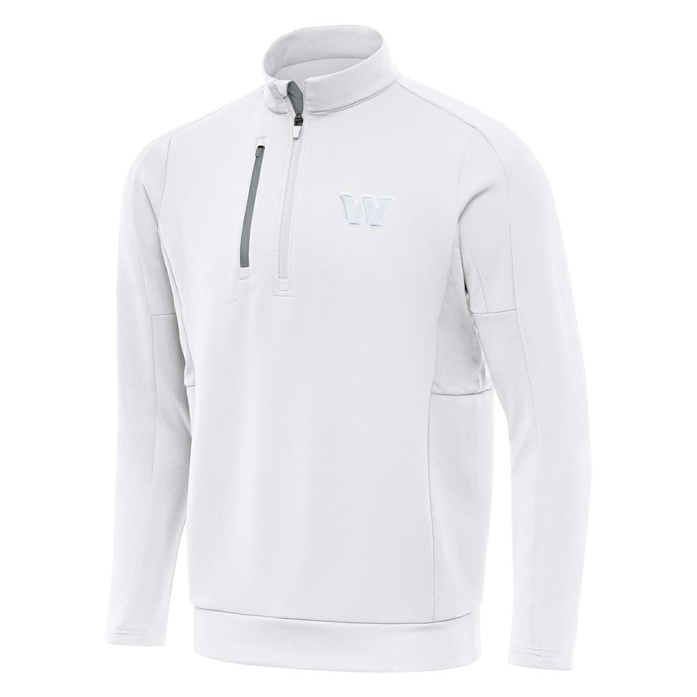 Washington Commanders Antigua Generation Quarter-Zip Jacket - White Jackets