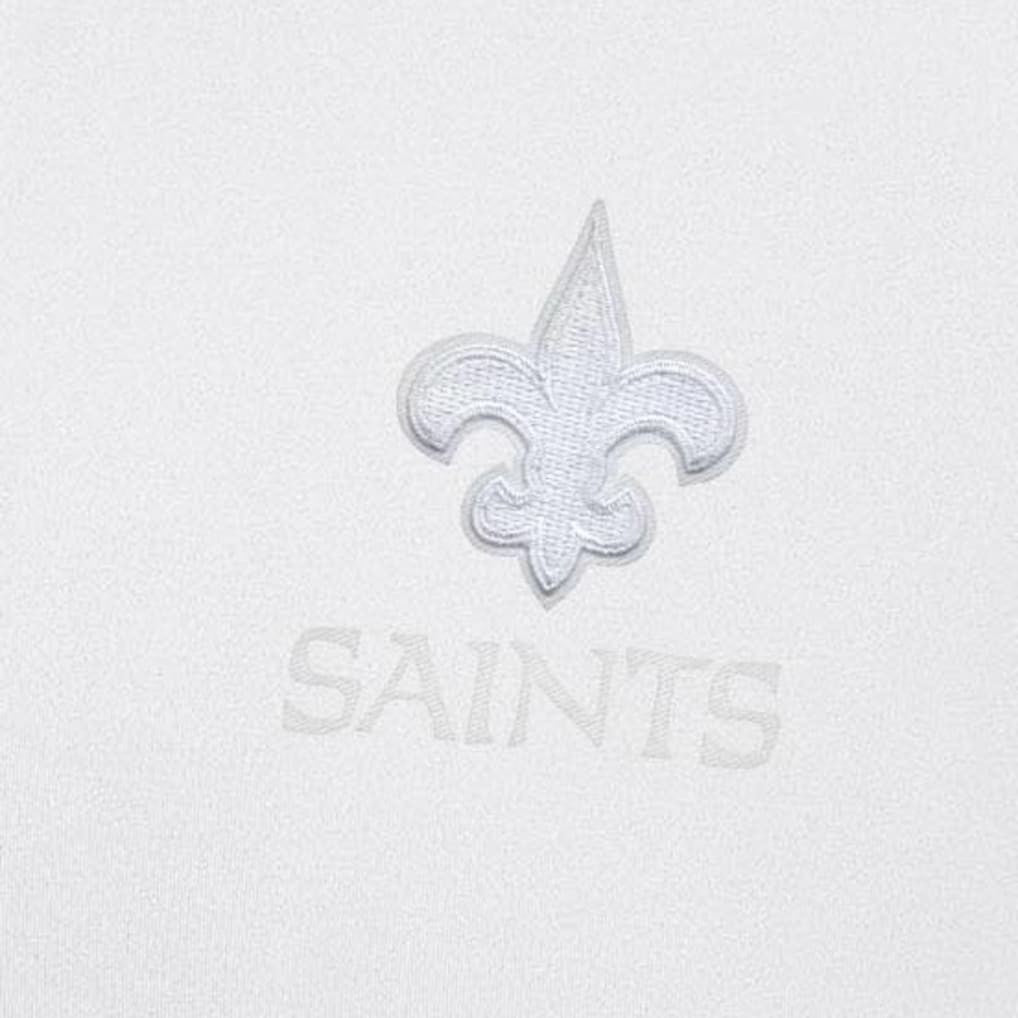 New Orleans Saints Antigua Generation Quarter-Zip Jacket - White Jackets