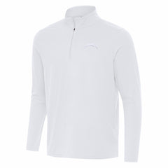 Los Angeles Chargers Antigua Intent Quarter-Zip Jacket - White Jackets