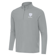 Chicago Bears Men's Antigua Intent Quarter-Zip Jacket - Gray Jackets