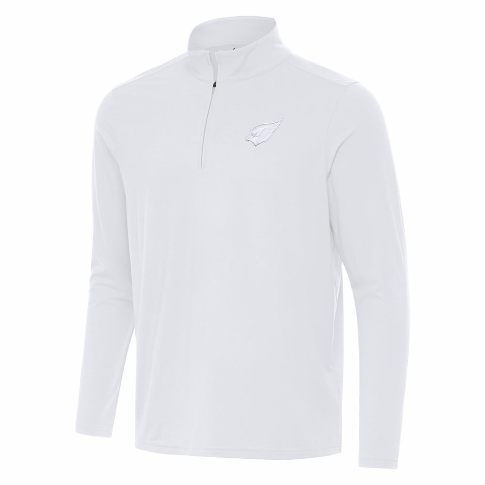Arizona Cardinals Antigua Intent Quarter-Zip Jacket - White Jackets