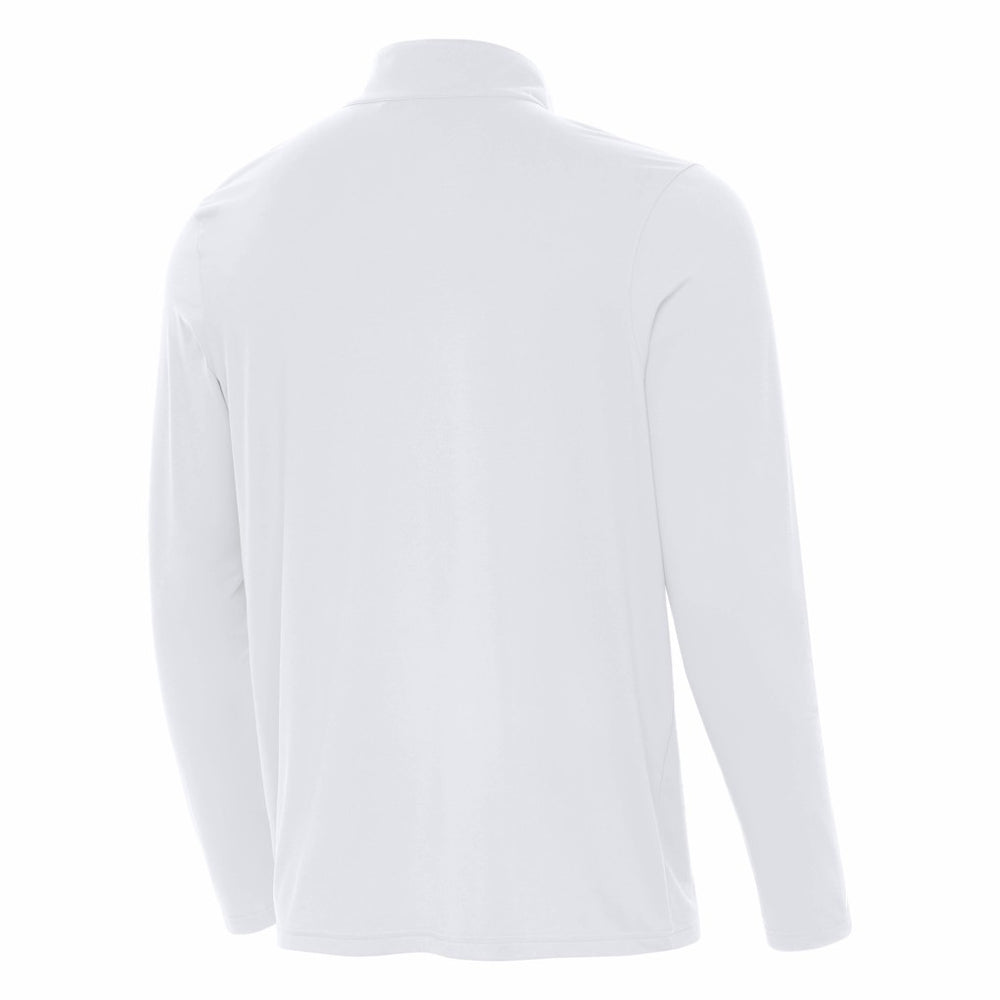 Carolina Panthers Antigua Intent Quarter-Zip Jacket - White Jackets