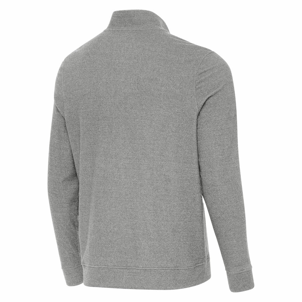 Indianapolis Colts Antigua Subtle Quarter-Zip Jacket - Heather Gray Jackets
