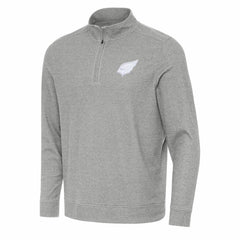 Arizona Cardinals Antigua Subtle Quarter-Zip Jacket - Heather Gray Jackets