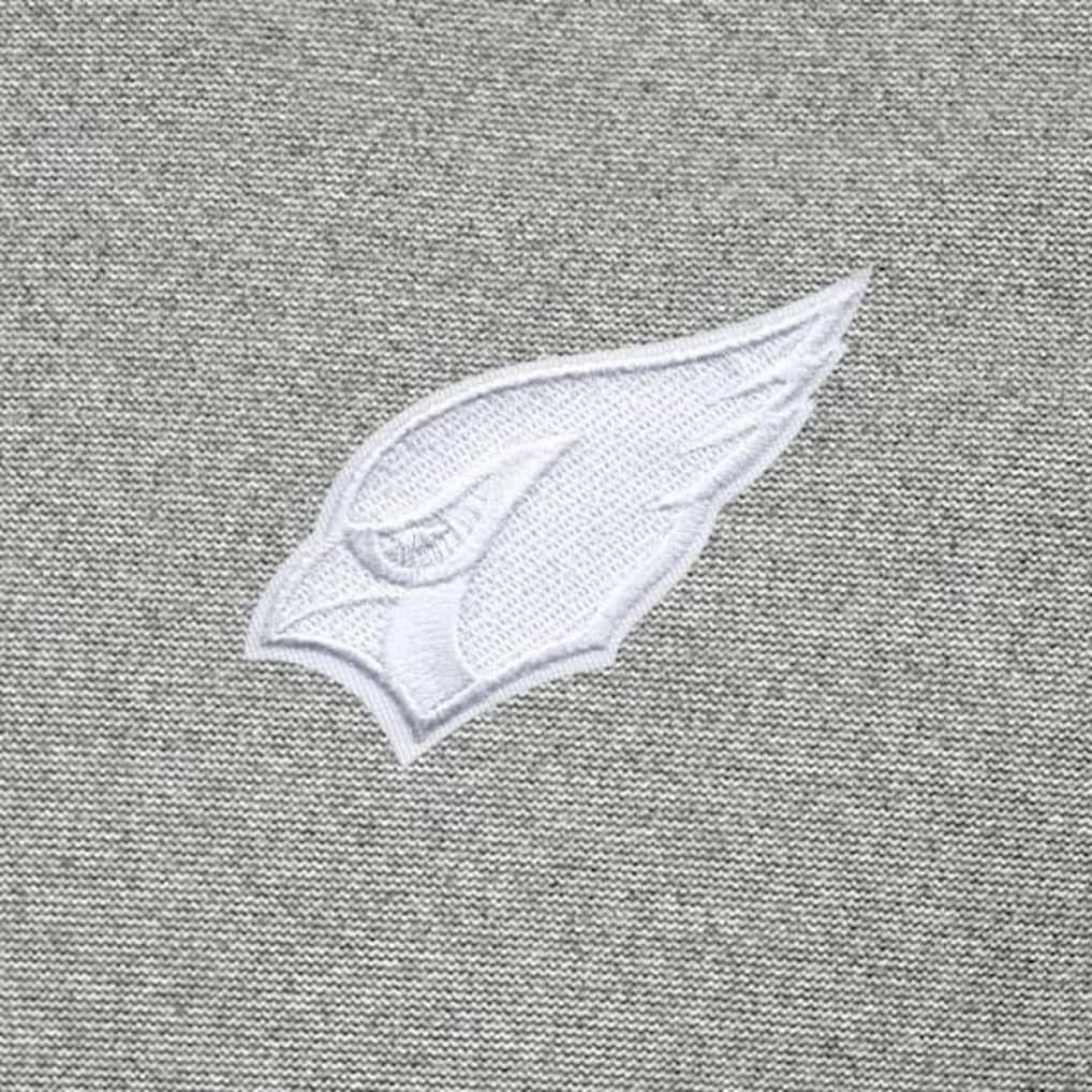 Arizona Cardinals Antigua Subtle Quarter-Zip Jacket - Heather Gray Jackets