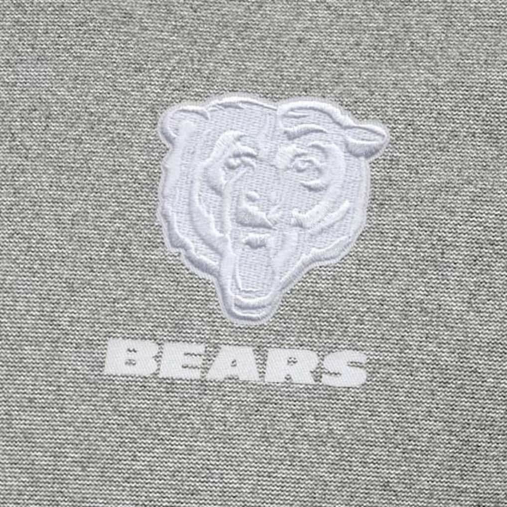 Chicago Bears Antigua Subtle Quarter-Zip Jacket - Heather Gray Jackets