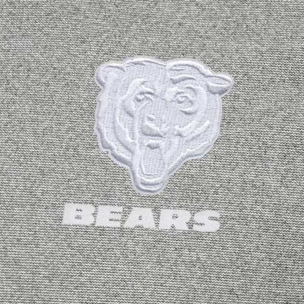 Chicago Bears Antigua Subtle Quarter-Zip Jacket - Heather Gray Jackets