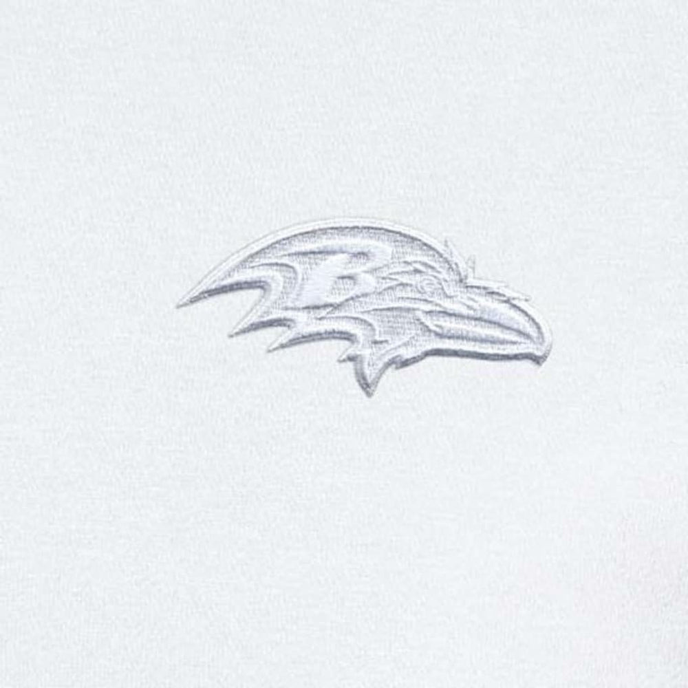 Baltimore Ravens Antigua Victory Quarter-Zip Top - White Tops