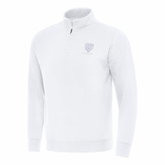 Chicago Bears Antigua Victory Quarter-Zip Top - White Tops