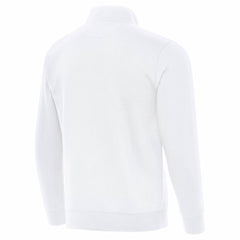New Orleans Saints Antigua Victory Quarter-Zip Top - White Tops
