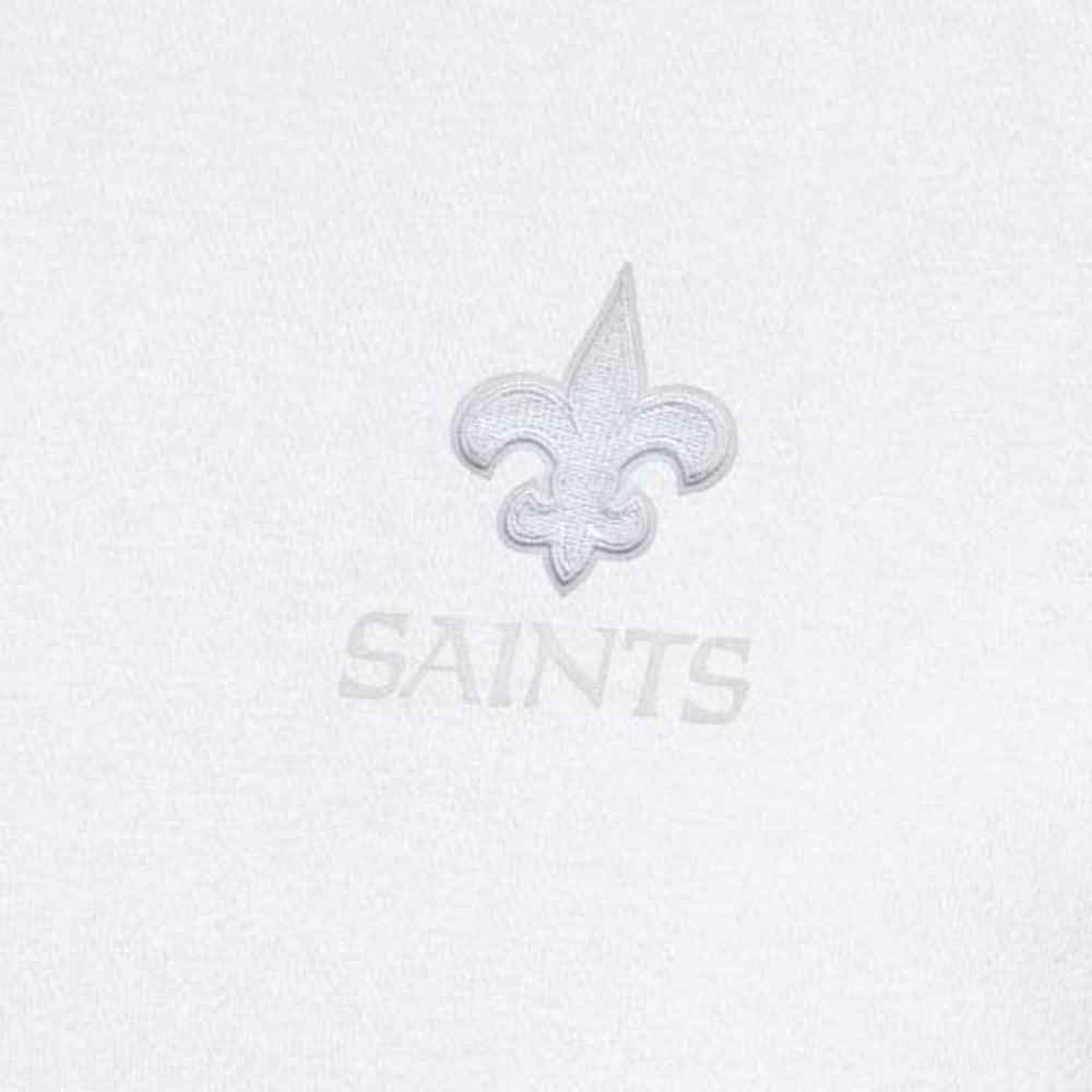 New Orleans Saints Antigua Victory Quarter-Zip Top - White Tops