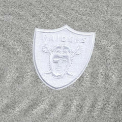 Las Vegas Raiders Antigua Subtle Quarter-Zip Top - Heather Gray Tops