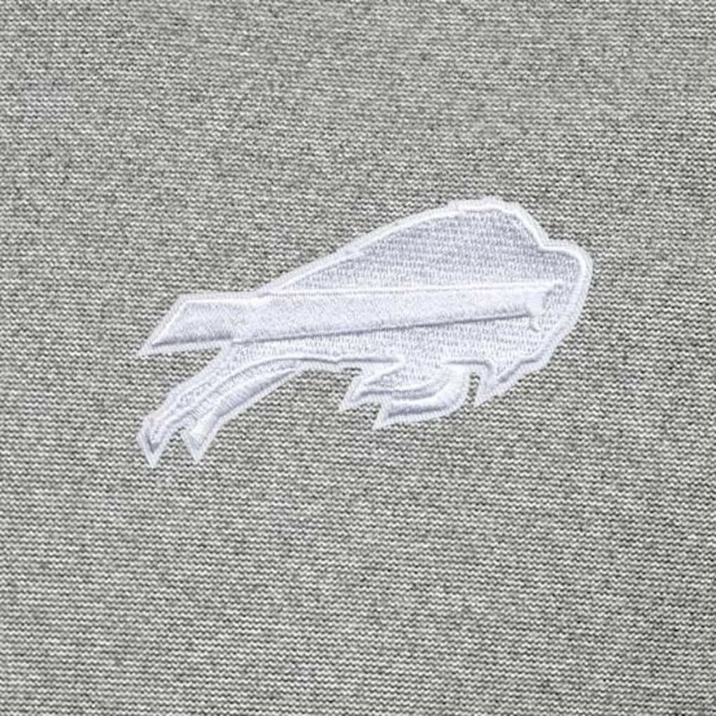 Buffalo Bills Antigua Subtle Quarter-Zip Top - Heather Gray Tops