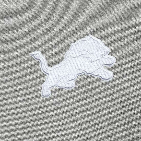 Detroit Lions Antigua Subtle Quarter-Zip Top - Heather Gray Tops