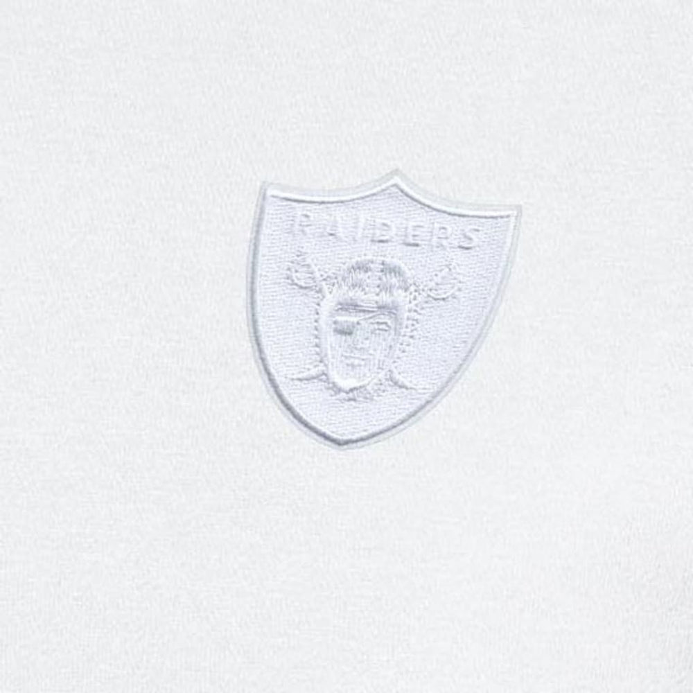 Las Vegas Raiders Antigua Victory Quarter-Zip Top - White Tops