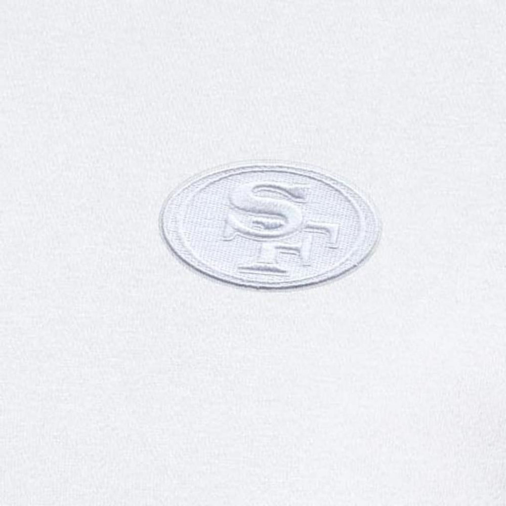 San Francisco 49ers Antigua Victory Quarter-Zip Top - White Tops