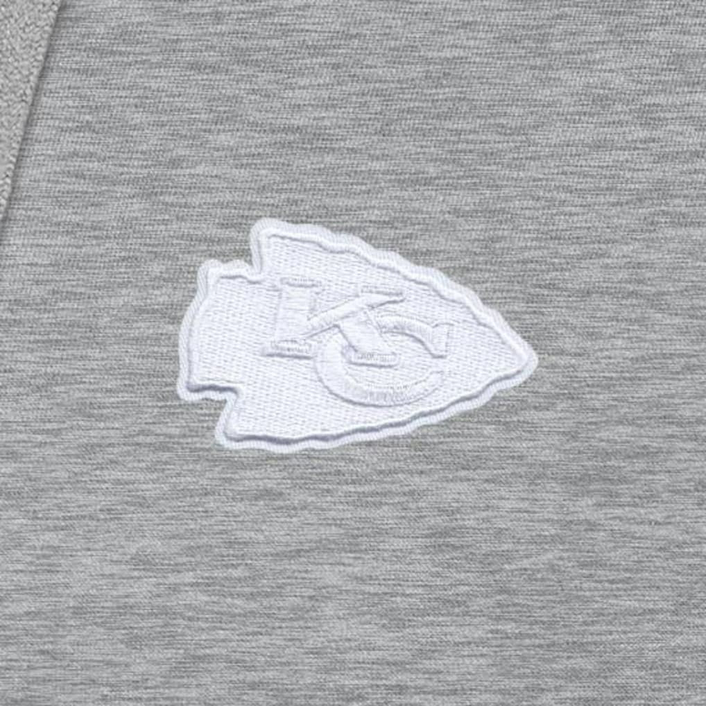 Kansas City Chiefs Antigua Victory Pullover Hoodie - Heather Gray Hoodies