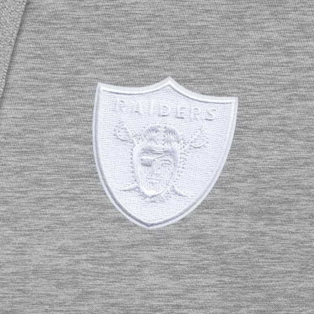 Las Vegas Raiders Antigua Victory Pullover Hoodie - Heather Gray Hoodies
