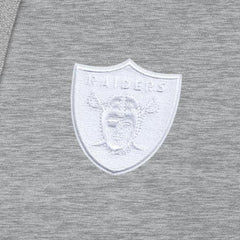 Las Vegas Raiders Antigua Victory Pullover Hoodie - Heather Gray Hoodies