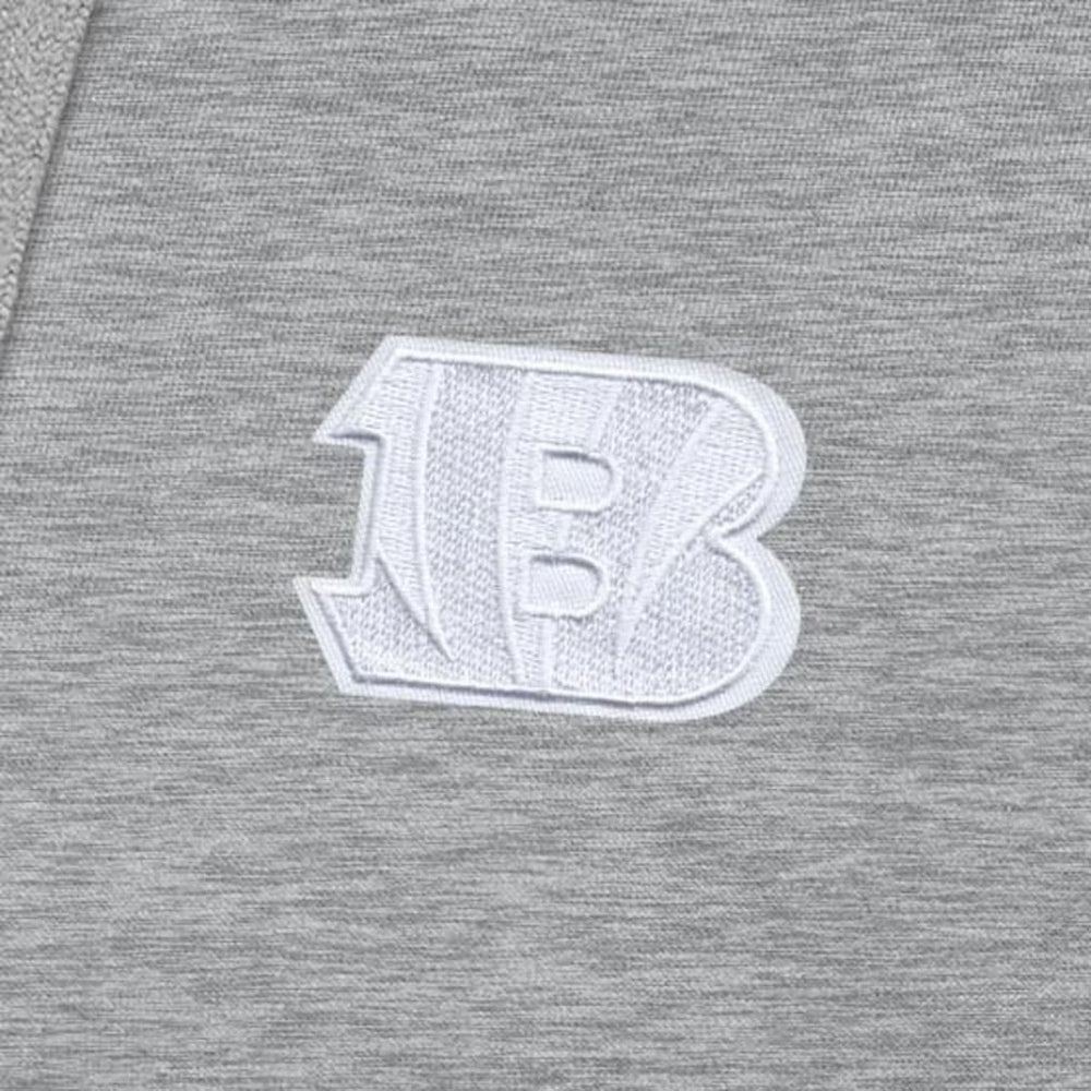 Cincinnati Bengals Antigua Victory Pullover Hoodie - Heather Gray Hoodies