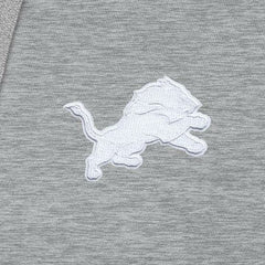 Detroit Lions Antigua Victory Pullover Hoodie - Heather Gray Hoodies