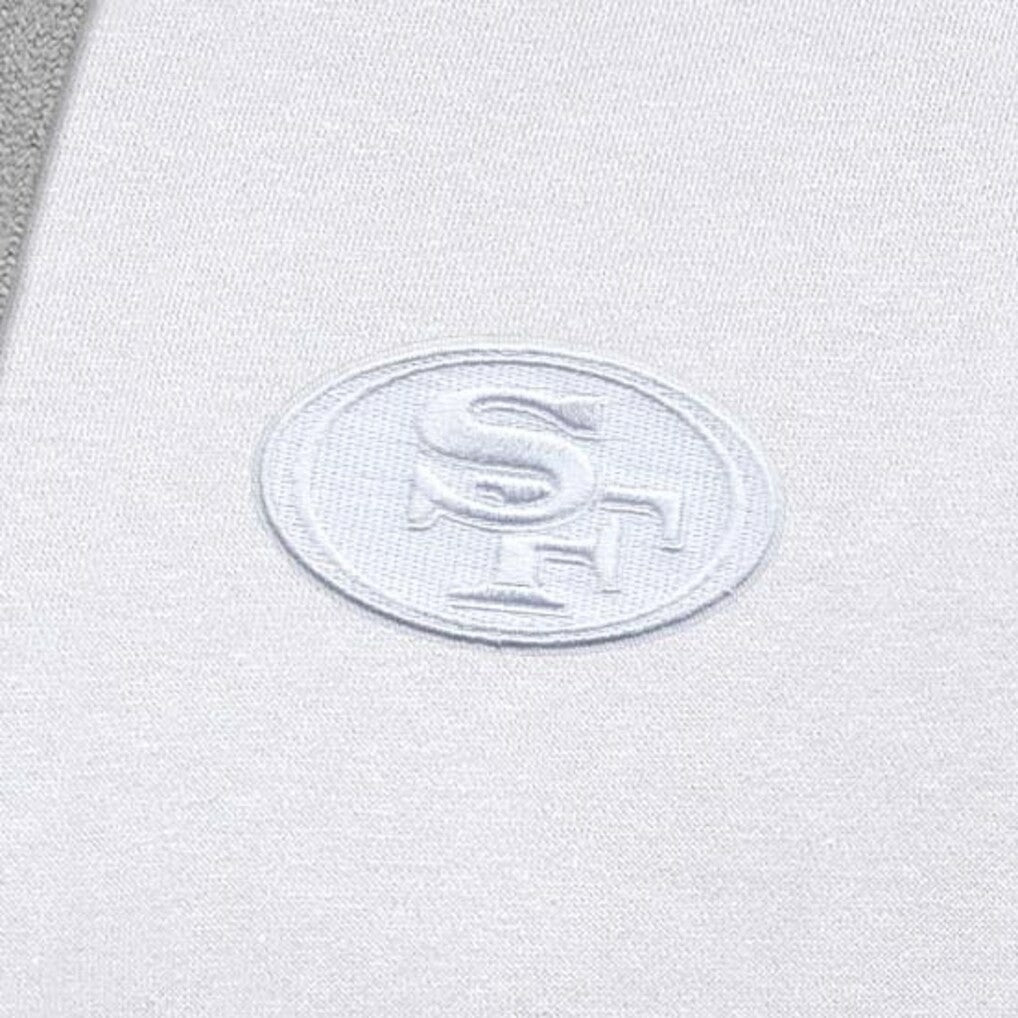 San Francisco 49ers Antigua Victory Pullover Hoodie - White Hoodies