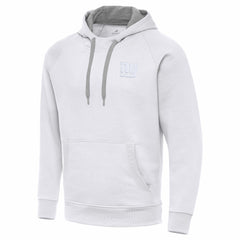 New York Giants Antigua Victory Pullover Hoodie - White Hoodies