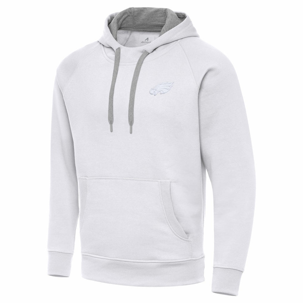 Philadelphia Eagles Antigua Victory Pullover Hoodie - White Hoodies