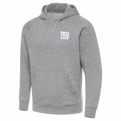 New York Giants Antigua Victory Pullover Hoodie - Heather Gray Hoodies