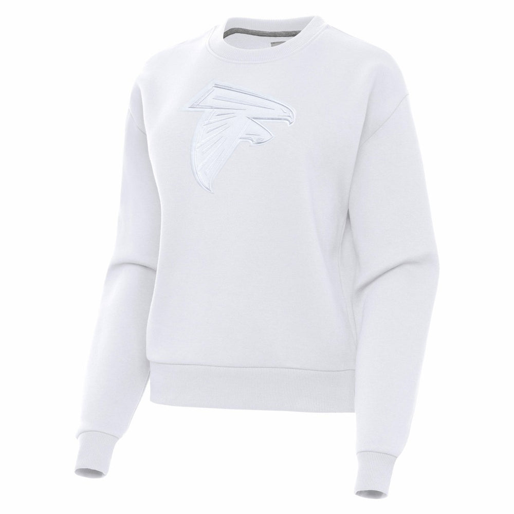 Atlanta Falcons Antigua Women's Victory Pullover Sweatshirt - White Pullover