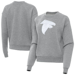 Atlanta Falcons Antigua Women's Victory Pullover Sweatshirt - Heather Gray Pullover