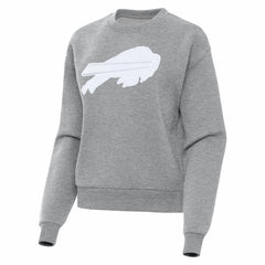 Buffalo Bills Antigua Women's Victory Pullover Sweatshirt - Heather Gray Pullover