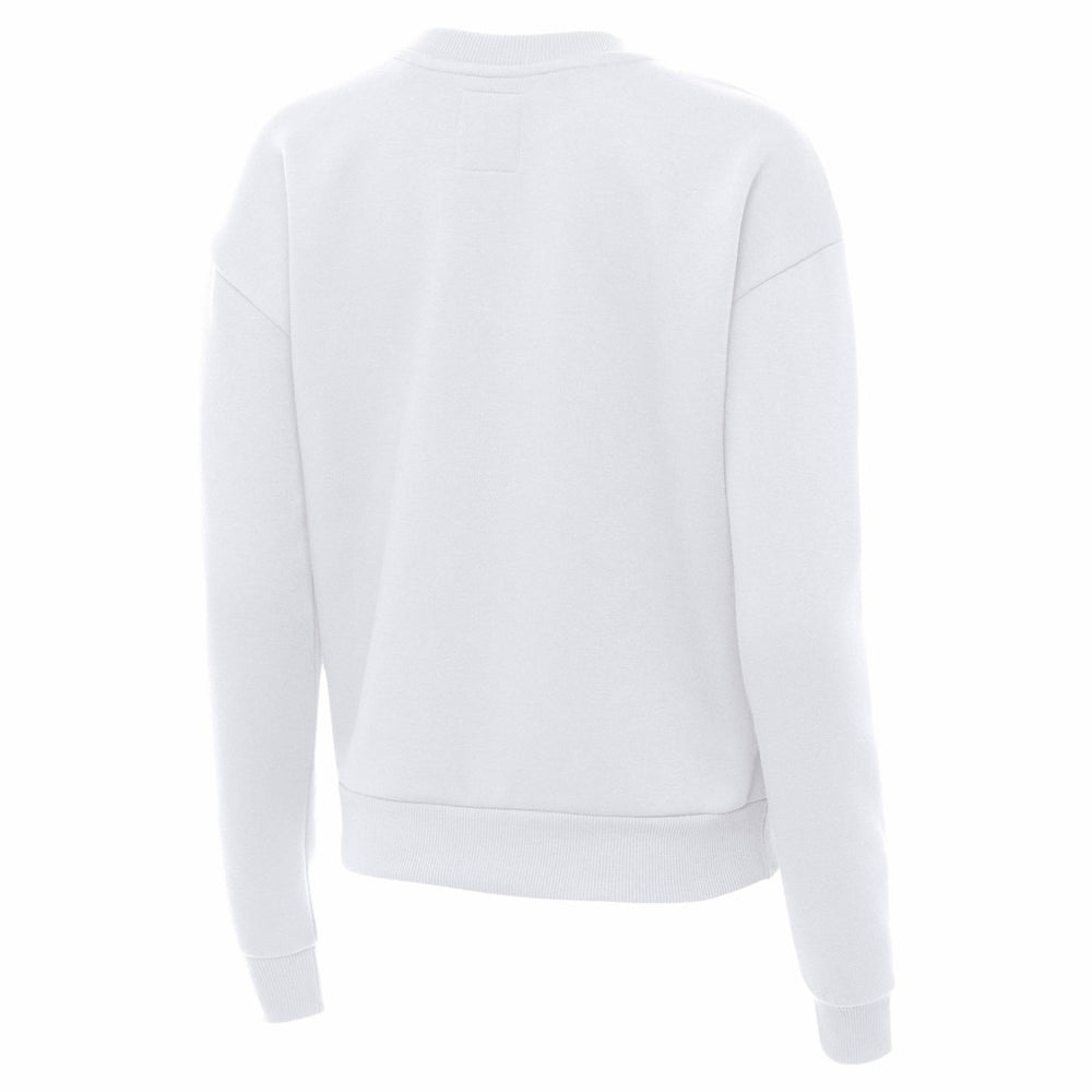 Carolina Panthers Antigua Women's Victory Pullover Sweatshirt - White Pullover