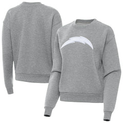 Los Angeles Chargers Antigua Women's Victory Pullover Sweatshirt - Heather Gray Pullover