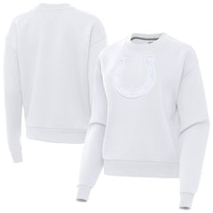 Indianapolis Colts Antigua Women's Victory Pullover Sweatshirt - White Pullover