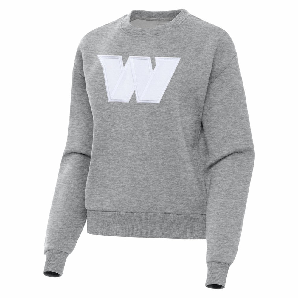 Washington Commanders Antigua Women's Victory Pullover Sweatshirt - Heather Gray Pullover
