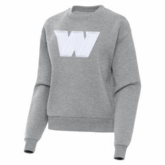 Washington Commanders Antigua Women's Victory Pullover Sweatshirt - Heather Gray Pullover