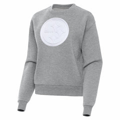 Pittsburgh Steelers Antigua Women's Victory Pullover Sweatshirt - Heather Gray Pullover