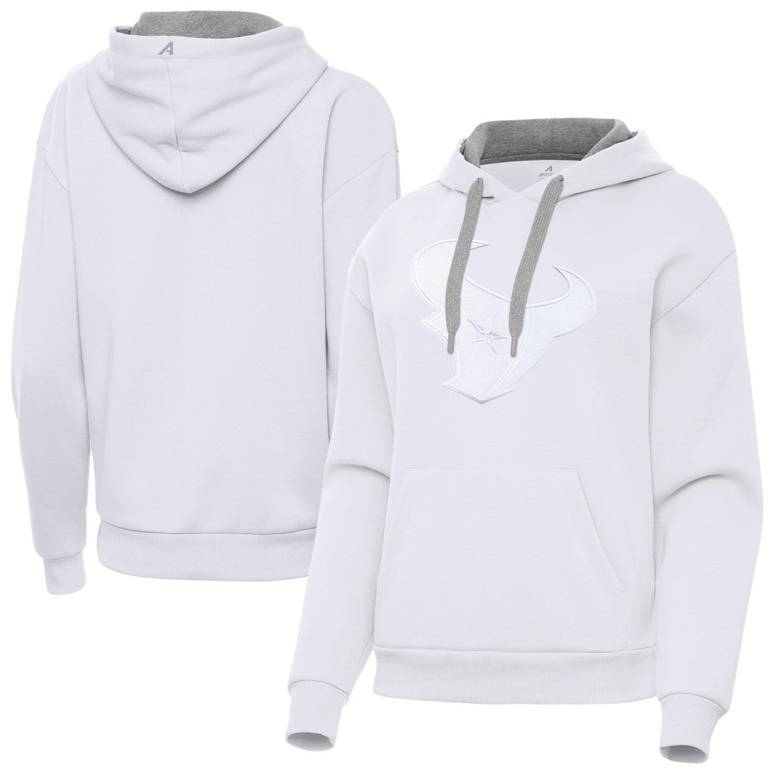 Houston Texans Antigua Women's Victory Pullover Hoodie - White Hoodies