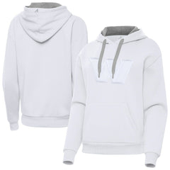 Washington Commanders Antigua Women's Victory Pullover Hoodie - White Hoodies