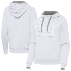 New York Giants Antigua Women's Victory Pullover Hoodie - White Hoodies