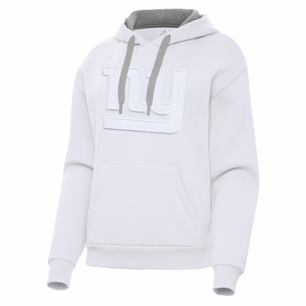 New York Giants Antigua Women's Victory Pullover Hoodie - White Hoodies