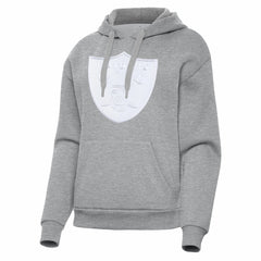 Las Vegas Raiders Antigua Women's Victory Pullover Hoodie - Heather Gray Hoodies